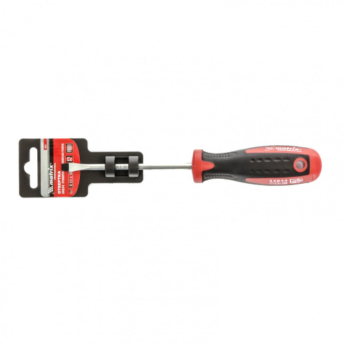 Отвертка Profi, SL5.5 х 100 мм, S2, двухкомпонентная рукоятка Matrix по ценам производителя в Краснодаре с доставкой по всей России