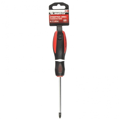 Отвертка "Era", PZ2 x 100 мм, CrV, трехкомпонентная рукоятка Matrix по ценам производителя в Краснодаре с доставкой по всей России