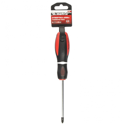 Отвертка "Era", PZ2 x 100 мм, CrV, трехкомпонентная рукоятка Matrix по ценам производителя в Краснодаре с доставкой по всей России