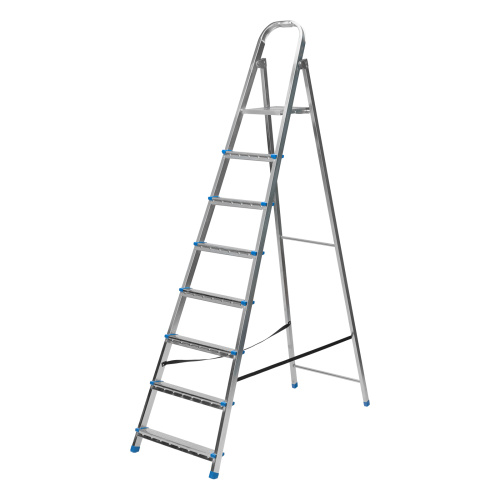 Стремянка, 8 ступеней, стальная, оцинкованная Сибртех по ценам производителя в Краснодаре с доставкой по всей России