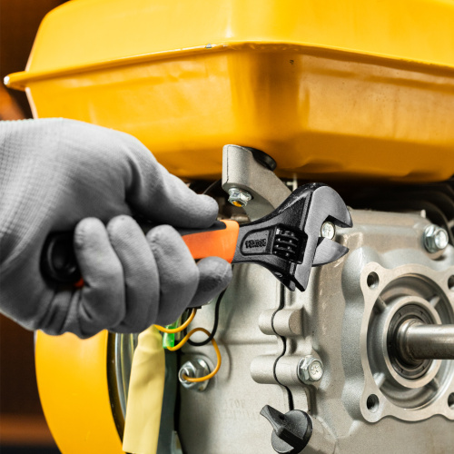 Ключ разводной, 200 мм, двухкомпонентная рукоятка Sparta по ценам производителя в Краснодаре с доставкой по всей России