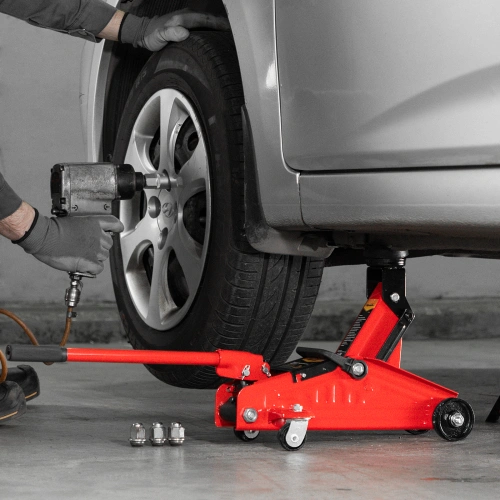 Домкрат гидравлический подкатной, 2 т, h подъема 140-285 мм, в пластиковом кейсе, compact Sparta по ценам производителя в Краснодаре с доставкой по всей России