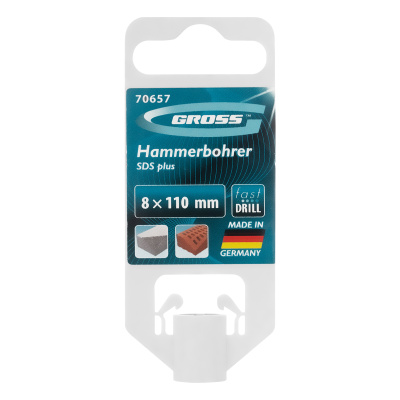 Бур по бетону Pro, 8 x 110 мм, SDS Plus Gross по ценам производителя в Краснодаре с доставкой по всей России