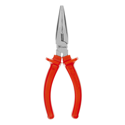 Длинногубцы прямые Econom, 160 мм, шлифованные, пластмассовые рукоятки Matrix по ценам производителя в Краснодаре с доставкой по всей России