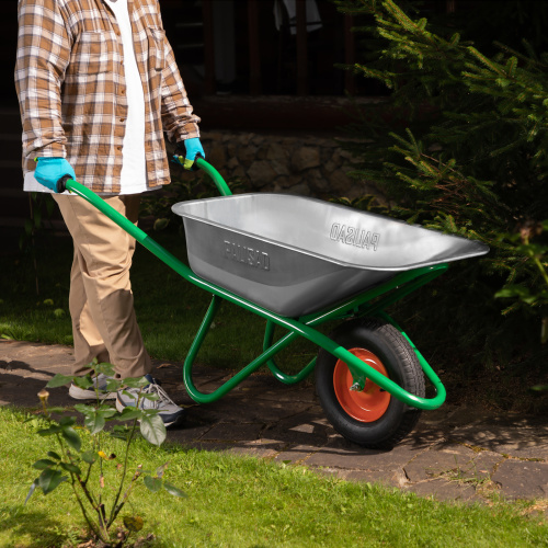 Тачка садово-строительная, усиленная, грузоподъемность 200 кг, объем 90 л Palisad по ценам производителя в Краснодаре с доставкой по всей России