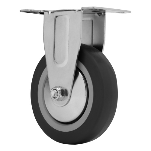 Колесо неповоротное D 100 мм, крепление  платформенное Сибртех по ценам производителя в Краснодаре с доставкой по всей России