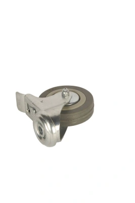 Колесо аппаратное поворотное SChgb 93 75 мм под болт с тормозом (F) по ценам производителя в Краснодаре с доставкой по всей России