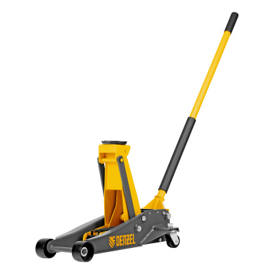 Домкрат гидравлический подкатной, 3 т, 125-470 мм, быстрый подъем, проф. Denzel по ценам производителя в Краснодаре с доставкой по всей России