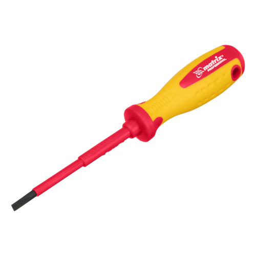 Отвертка Insulated, SL4 x 100 мм, CrMo, до 1000 В, двухкомпонентная рукоятка Matrix Professional по ценам производителя в Краснодаре с доставкой по всей России