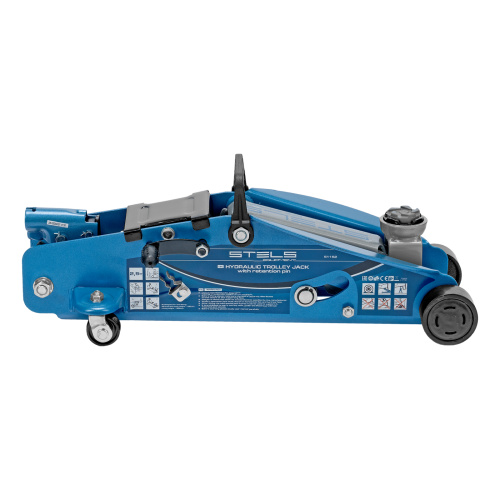 Домкрат гидравлический подкатной 2.5 т, с фиксатором, Safety Pin, 140-385 мм Stels по ценам производителя в Краснодаре с доставкой по всей России