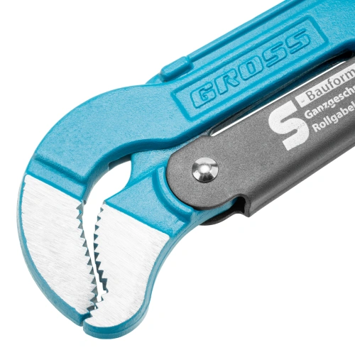 Ключ трубный рычажный 2, №3, цельнокованый, CrV, тип "S" Gross по ценам производителя в Краснодаре с доставкой по всей России