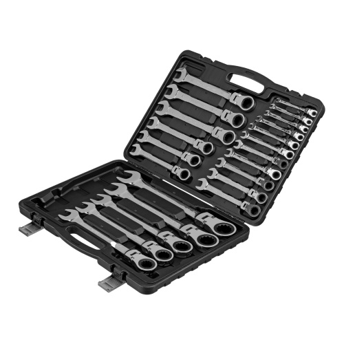 Набор ключей комбинированных, трещоточных шарнирных 22 шт. Matrix по ценам производителя в Краснодаре с доставкой по всей России