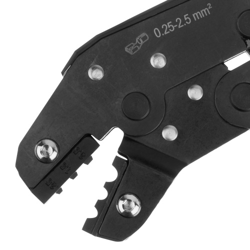 Клещи для обжима неизолированных наконечников НК и НВ, разъемов РП, 0,25 - 2,5 мм2 Denzel по ценам производителя в Краснодаре с доставкой по всей России