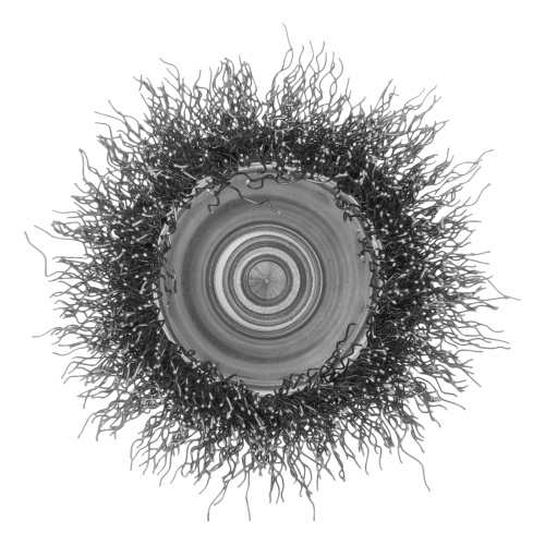 Щетка для дрели, 50 мм, "чашка" со шпилькой, витая проволока 0.3 мм Сибртех по ценам производителя в Краснодаре с доставкой по всей России