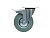 Колесо поворотное серая резина SCB 63 f 160 мм с тормозом по ценам производителя в Краснодаре с доставкой по всей России