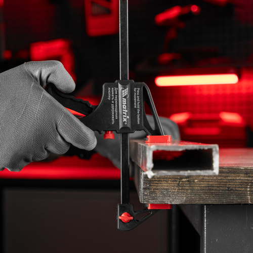 Струбцина универсальная F-образная, 150 х 265 х 45 мм, пластмассовый корпус Matrix по ценам производителя в Краснодаре с доставкой по всей России