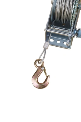 Лебедка ручная барабанная с тросом  400кг  20м оцинкованная TOR FD по ценам производителя в Краснодаре с доставкой по всей России