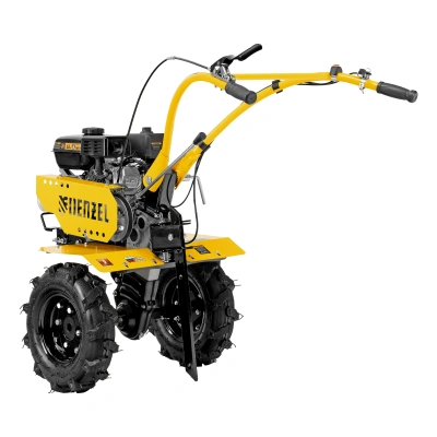 Мотоблок DPT-170, 7 л.с., ремен.сцеп, шир 85 см, глуб 35 см,фрез 3х3,ШОМ,скор 2В/1Н,кол 8" Denzel по ценам производителя в Краснодаре с доставкой по всей России