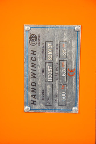 Лебедка ручная червячная TOR ЛРЧ 500 (VS) 0,5 т 25 м по ценам производителя в Краснодаре с доставкой по всей России