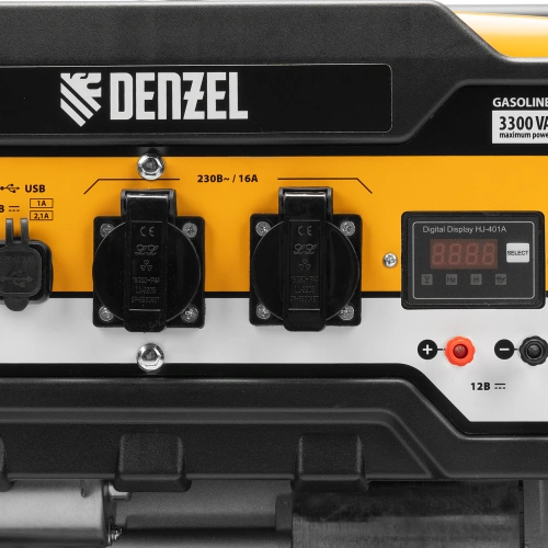 Генератор бензиновый PS-33E, 3.3 кВт, 230В, 15 л, электростартер Denzel по ценам производителя в Краснодаре с доставкой по всей России