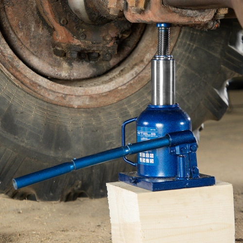 Домкрат гидравлический бутылочный телескопический, 10 т, H подъема 170-430 мм Stels по ценам производителя в Краснодаре с доставкой по всей России