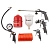 Набор пневмоинструмента, 5 предметов, быстросъемное соединение, краскораспылитель с верхним бачком Matrix по ценам производителя в Краснодаре с доставкой по всей России