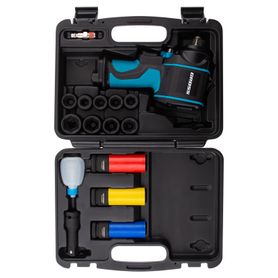 Гайковерт пневматический ударный G985K2, 1/2, 610Нм 9000 об/мин, с набором 17 предметов Gross по ценам производителя в Краснодаре с доставкой по всей России