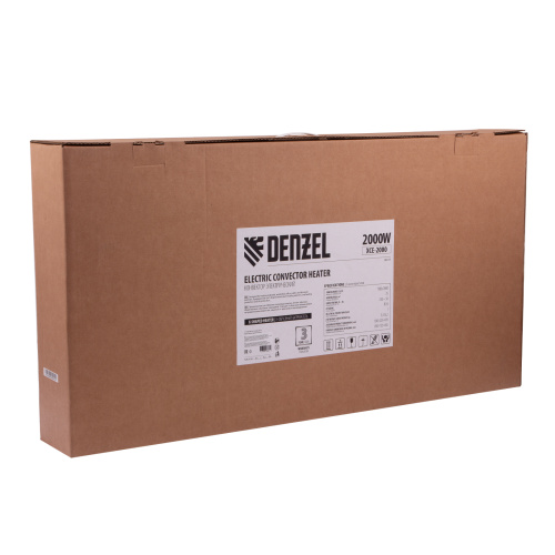 Конвектор электрический XCE-2000, 230 В, 2000 Вт, X-образный нагреватель Denzel по ценам производителя в Краснодаре с доставкой по всей России
