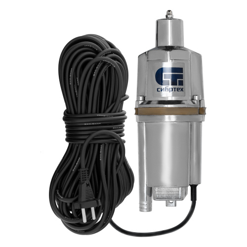 Вибрационный насос СВН300Н-15, нижний забор, 300 Вт, напор 75 м, 1200 л/ч, кабель 15 м Сибртех по ценам производителя в Краснодаре с доставкой по всей России