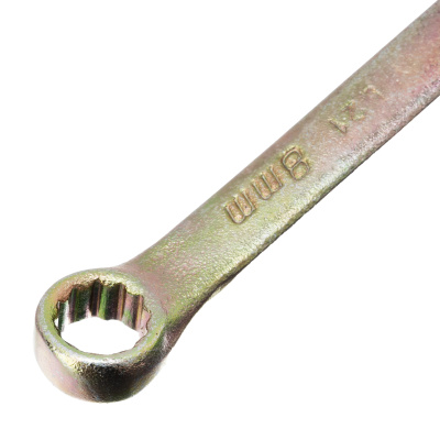 Ключ комбинированный, 8 мм, желтый цинк Сибртех по ценам производителя в Краснодаре с доставкой по всей России