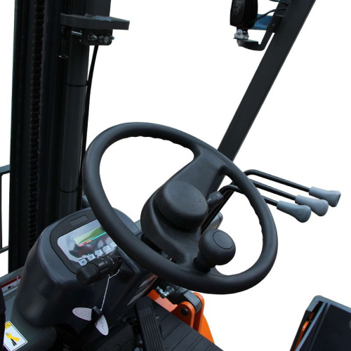 Электрический вилочный погрузчик CPD15-HA2 с тремя линиями гидравлики по ценам производителя в Краснодаре с доставкой по всей России