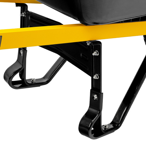 Тачка строительная, усиленная, объем 140 л, 230 кг, колесо 15х6.00-6 Denzel по ценам производителя в Краснодаре с доставкой по всей России