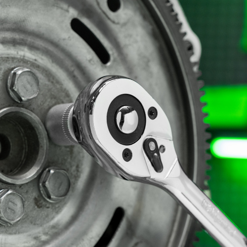 Ключ-трещотка 1/2", 45 зубьев, с быстрым сбросом, CrV, хром Сибртех по ценам производителя в Краснодаре с доставкой по всей России