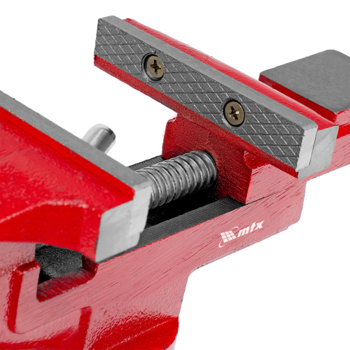 Тиски слесарные, 80 мм, настольные, поворотные, c наковальней MTX по ценам производителя в Краснодаре с доставкой по всей России