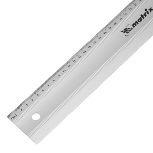 Линейка-уровень, 1000 мм, металлическая, пластмассовая ручка 2 глазка Matrix по ценам производителя в Краснодаре с доставкой по всей России