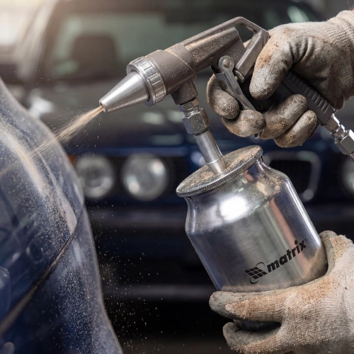 Пистолет пескоструйный с нижним бачком, пневматический Matrix по ценам производителя в Краснодаре с доставкой по всей России