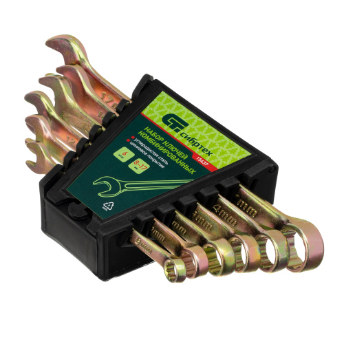 Набор ключей комбинированных, 8-17 мм, 6 шт Сибртех по ценам производителя в Краснодаре с доставкой по всей России