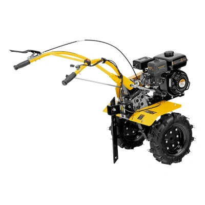 Мотоблок DPT-170, 7 л.с., ремен.сцеп, шир 85 см, глуб 35 см,фрез 3х3,ШОМ,скор 2В/1Н,кол 8" Denzel по ценам производителя в Краснодаре с доставкой по всей России