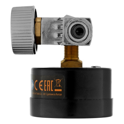 Регулятор давления с манометром для краскораспылителя K1500, 12 бар, 1/4" Denzel по ценам производителя в Краснодаре с доставкой по всей России