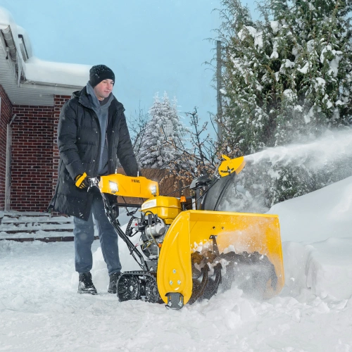 Бензиновая снегоуборочная машина SBL 711DT PRO, 420cc, гусеницы, эл.старт, блок. дифф. Denzel по ценам производителя в Краснодаре с доставкой по всей России