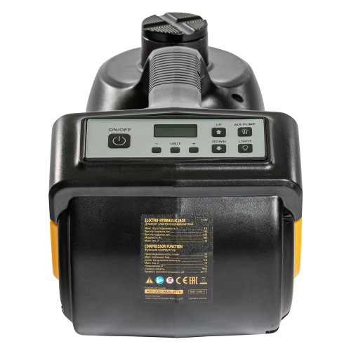 Домкрат электрогидравлический «3 в 1» (1,5 т), 12В, с гайковертом электрическим, в наборе  Denzel по ценам производителя в Краснодаре с доставкой по всей России