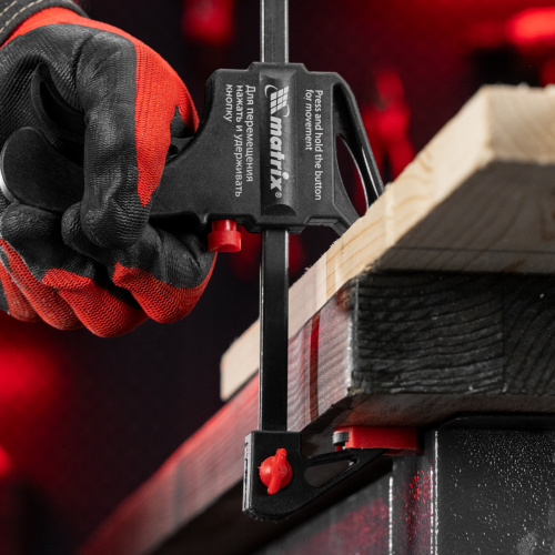 Струбцина универсальная F-образная, 200 х 315 х 45 мм, пластмассовый корпус Matrix по ценам производителя в Краснодаре с доставкой по всей России