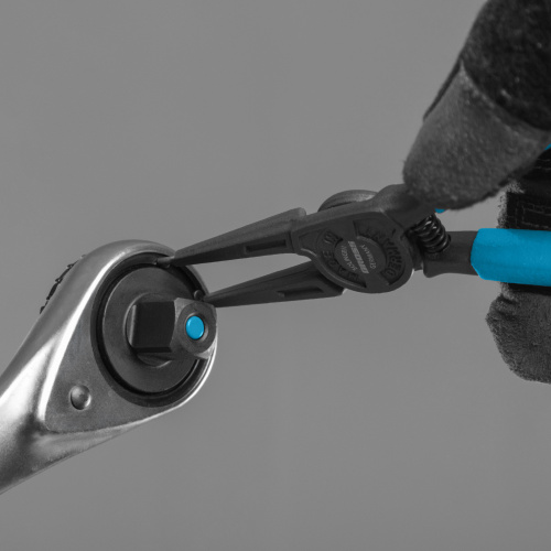 Съемник, 175 мм, для внешних стопорных колец (19-60 мм) прямые губки (разжим) Gross по ценам производителя в Краснодаре с доставкой по всей России