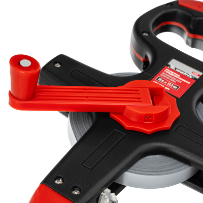 Рулетка геодезическая, 30 м х 12,5 мм, металлическая лента, открытый корпус Matrix по ценам производителя в Краснодаре с доставкой по всей России