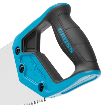 Ножовка по дереву "Piranha", 400 мм, 7-8 TPI, зуб-3D, каленый зуб, двухкомпонентная рукоятка Gross по ценам производителя в Краснодаре с доставкой по всей России