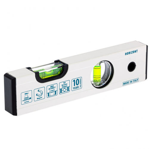 Уровень алюминиевый, 200 мм, фрезерованный, 2 глазка, магнитный Gross по ценам производителя в Краснодаре с доставкой по всей России