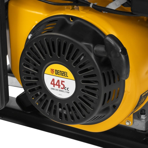 Генератор бензиновый PS 80 EA, 8.0 кВт, 230 В, 25 л, коннектор автоматики, электростартер Denzel по ценам производителя в Краснодаре с доставкой по всей России