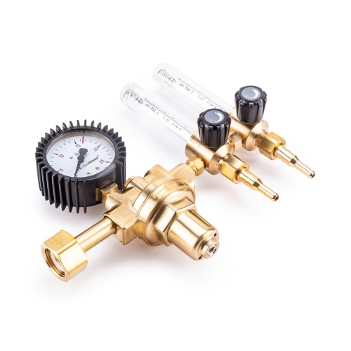 Регулятор FoxWeld WR420-F2 (аргоновый/углекислотный, 1 манометр, 2 расходомера, вентиль, пр-во FoxWeld/КНР) купить в Москве с доставкой по всей России | ProtosMarket.ru