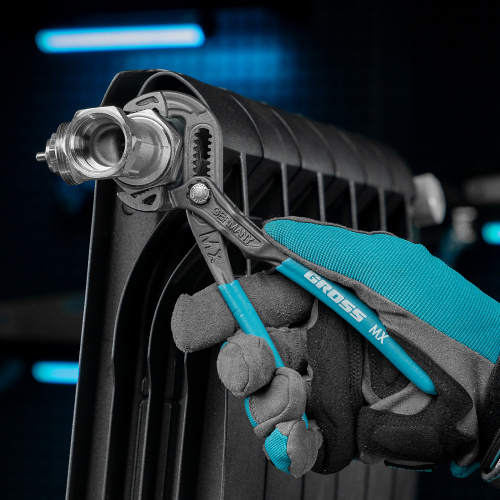 Клещи переставные, кнопочный механизм, обливные рукоятки, 180 мм Gross по ценам производителя в Краснодаре с доставкой по всей России