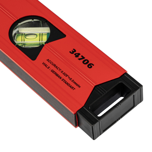 Уровень алюминиевый магнитный, 600 мм, фрезерованный, 3 глазка (1 зеркальный) усиленный Matrix по ценам производителя в Краснодаре с доставкой по всей России